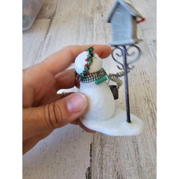 Hallmark cardinal carols snowman birdhouse Cardinal 2007 ornament Xmas decor tre - Picture 4 of 7